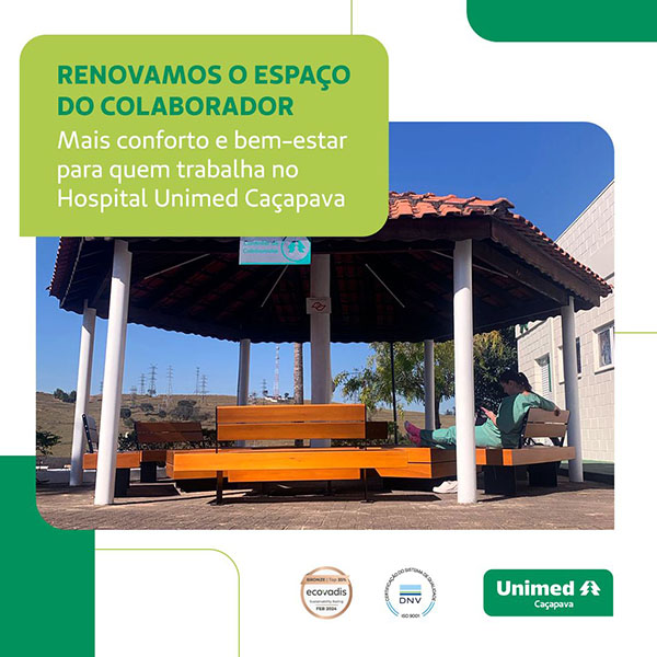 Conheça a remodelação do Espaço do Colaborador no Hospital Unimed...